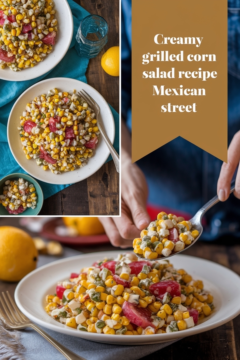 grilled corn salad recipe mexican street