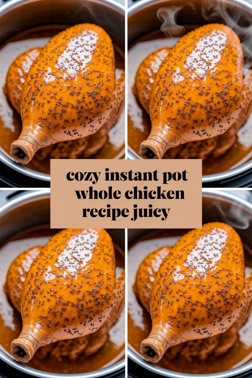 instant pot whole chicken recipe juicy
