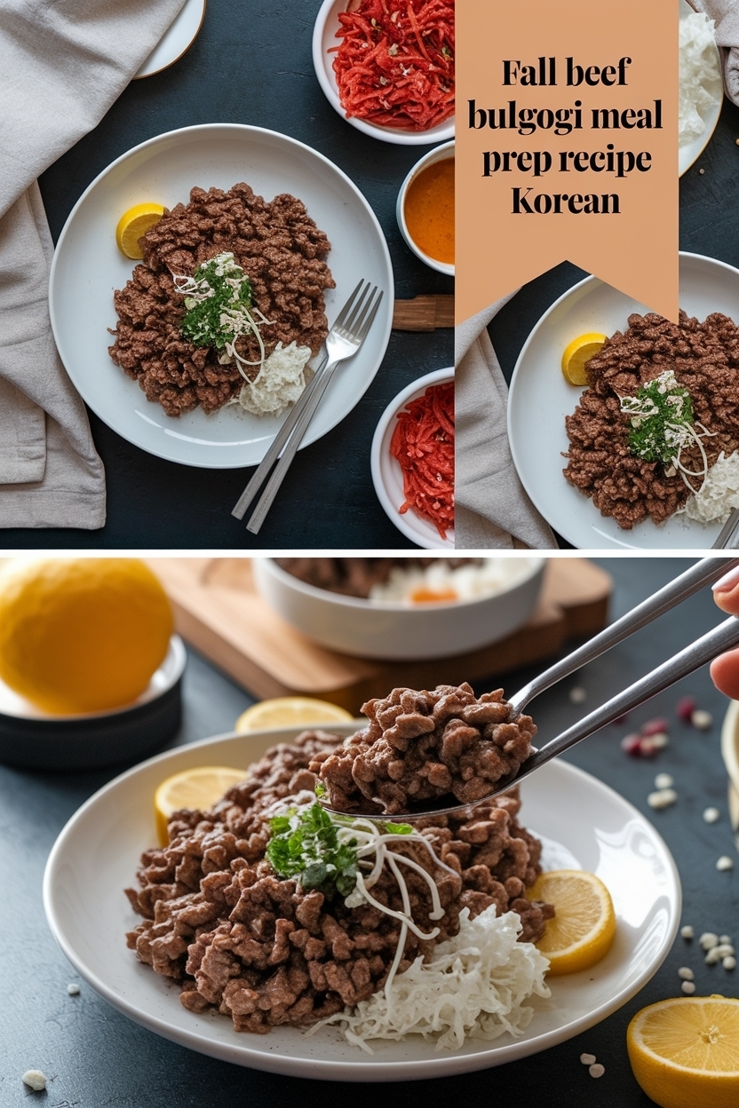 beef bulgogi meal prep recipe korean