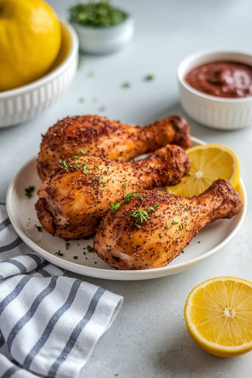 air fryer chicken drumsticks recipe crispy