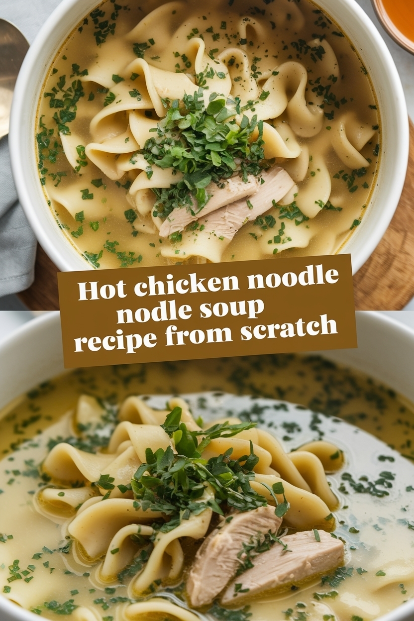 chicken noodle soup recipe from scratch