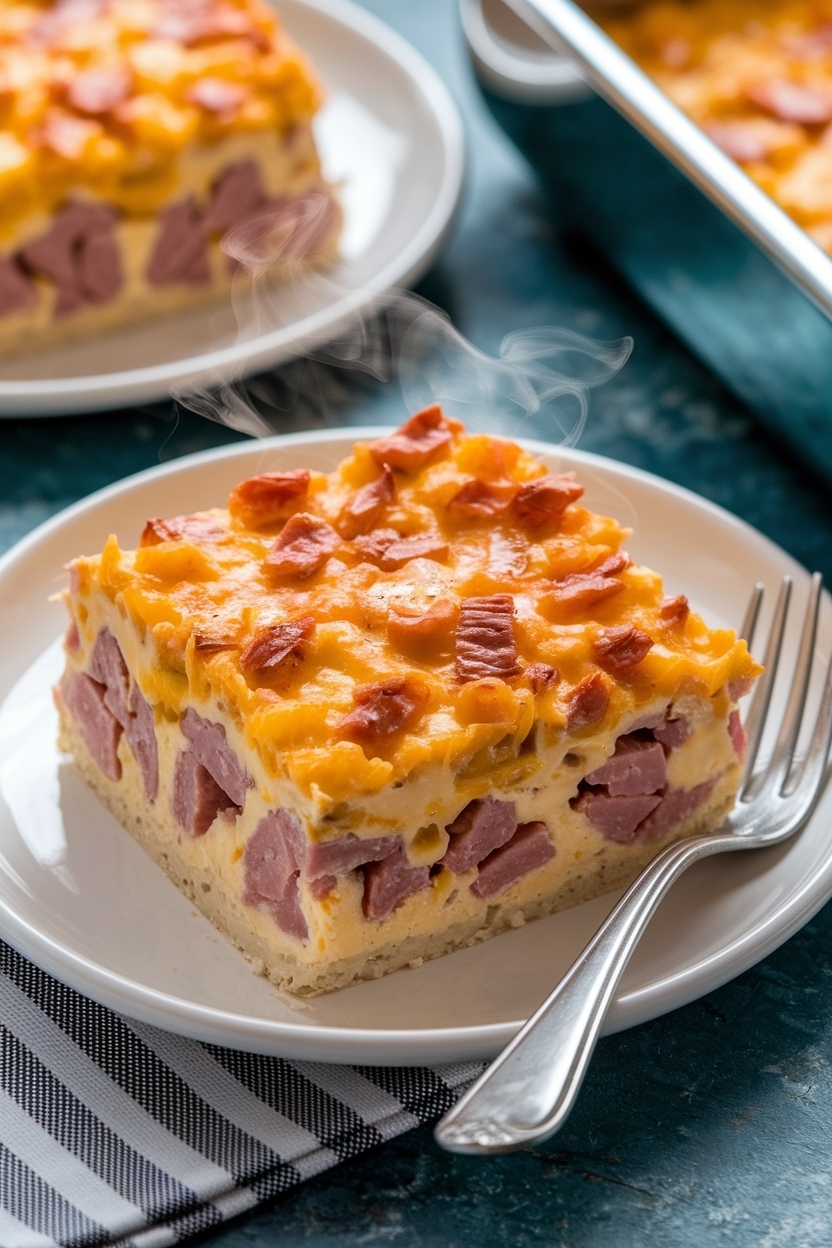 keto ham and cheese casserole recipe