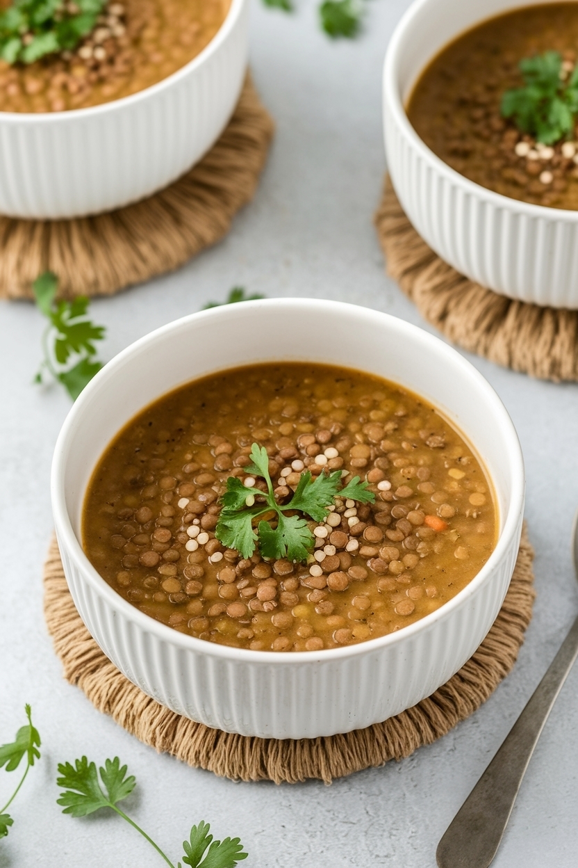 lentil soup recipe easy vegan healthy