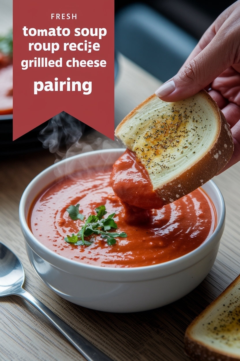 tomato soup recipe grilled cheese pairing