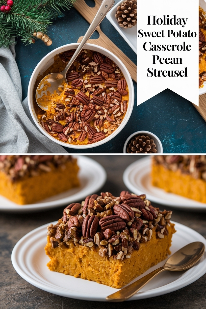 sweet potato casserole pecan streusel