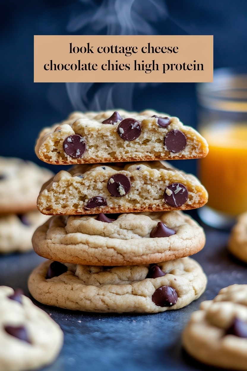 cottage cheese chocolate chip cookies high protein