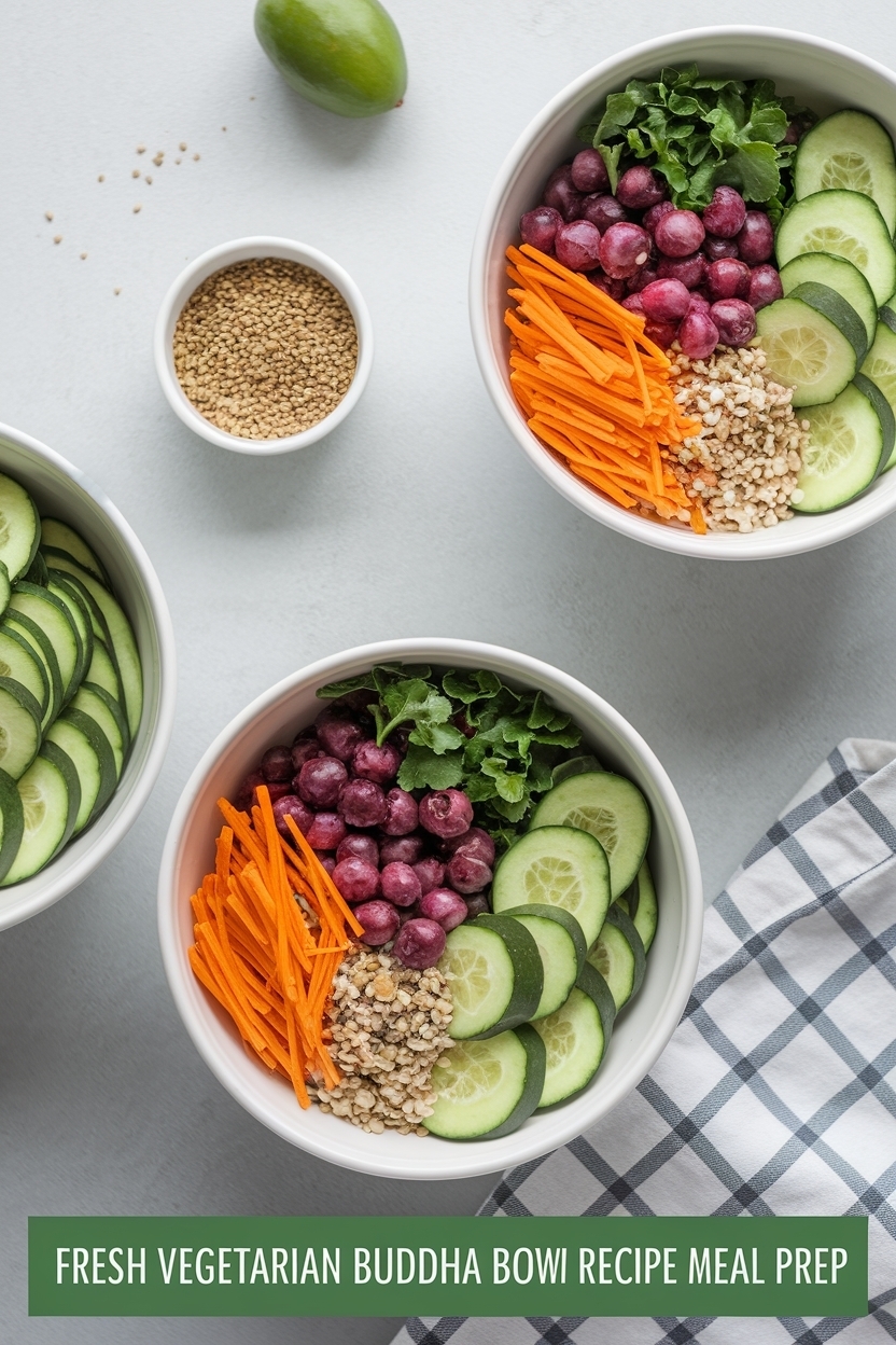 vegetarian buddha bowl recipe meal prep