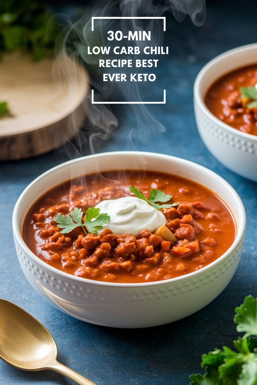 low carb chili recipe best ever keto