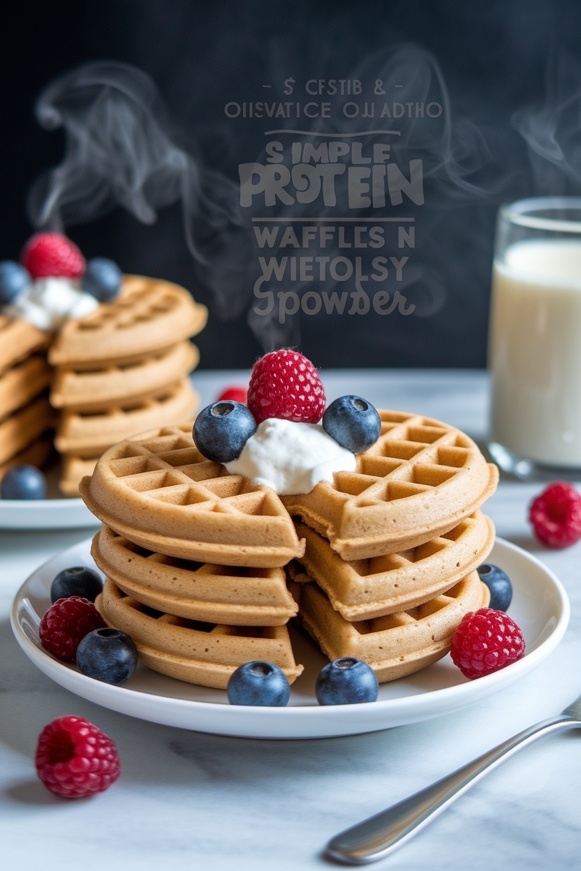 protein waffles recipe without protein powder