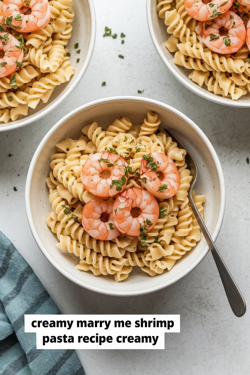 marry me shrimp pasta recipe creamy