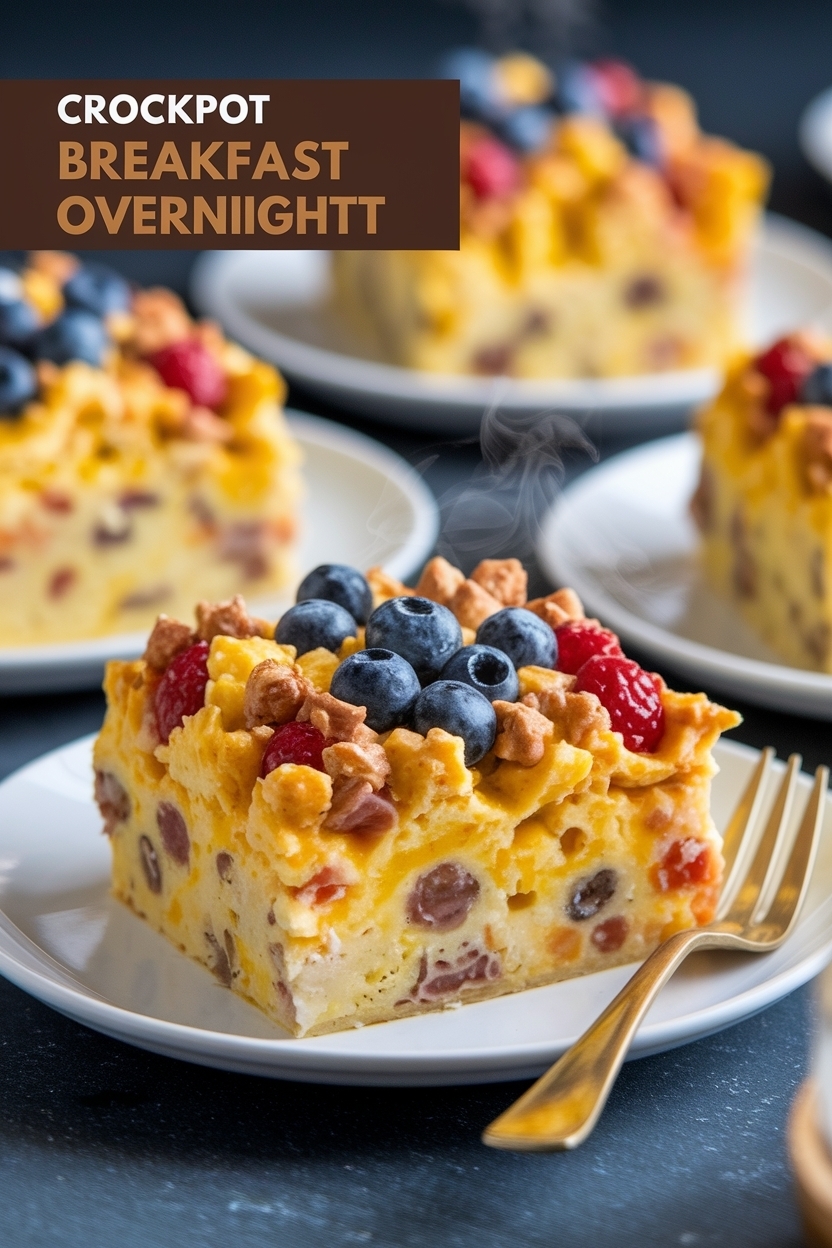 crockpot breakfast casserole overnight