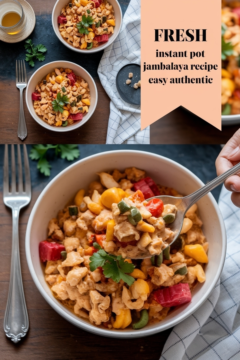 instant pot jambalaya recipe easy authentic