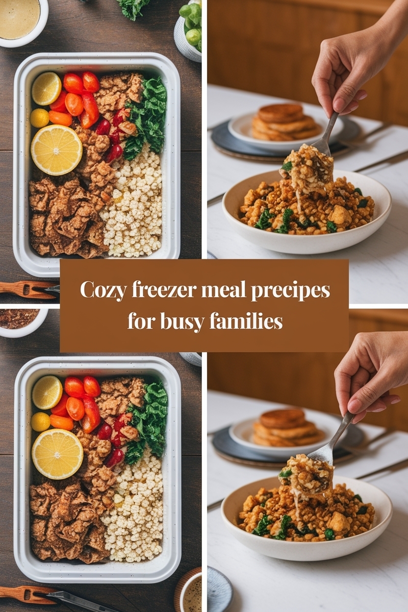 freezer meal prep recipes for busy families