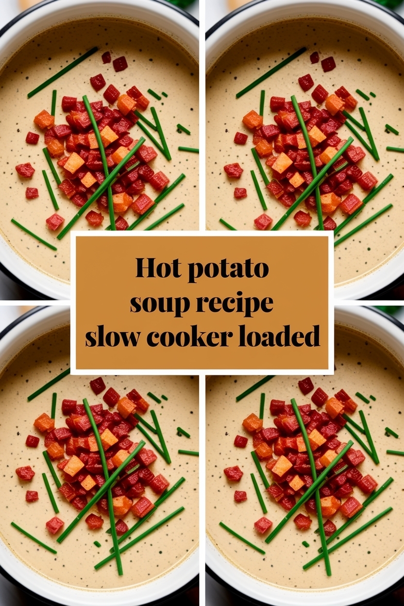 potato soup recipe slow cooker loaded