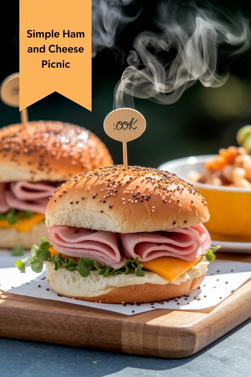 ham and cheese sliders picnic
