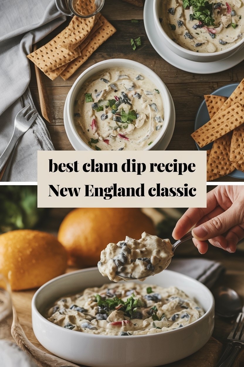 clam dip recipe new england classic
