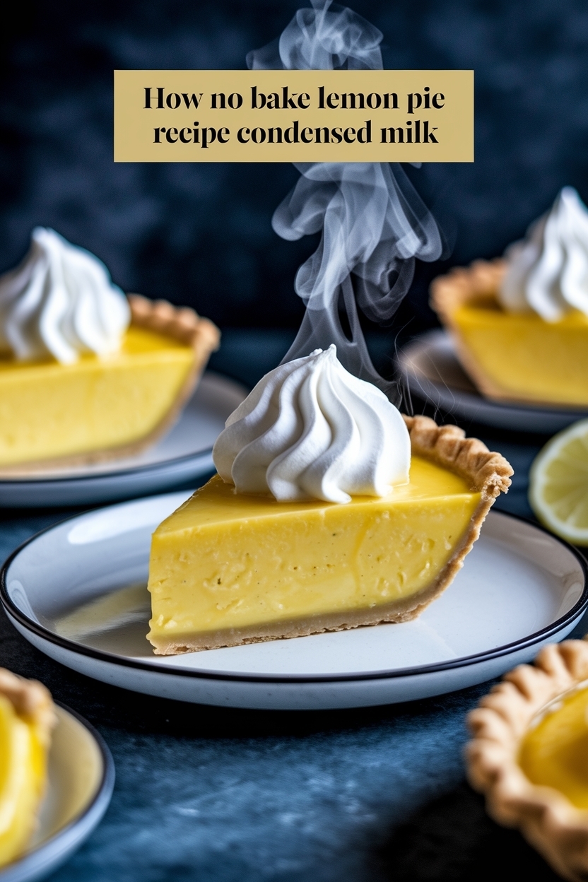 no bake lemon pie recipe condensed milk