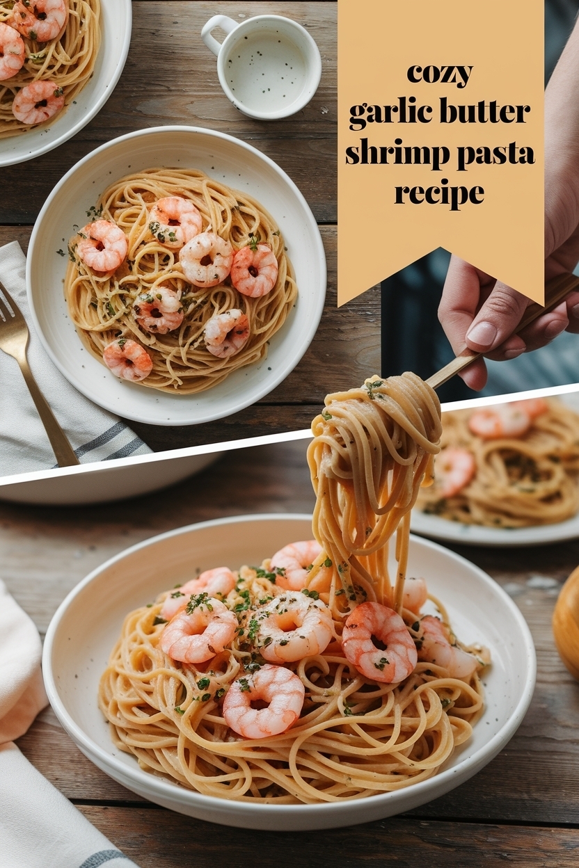 garlic butter shrimp pasta recipe
