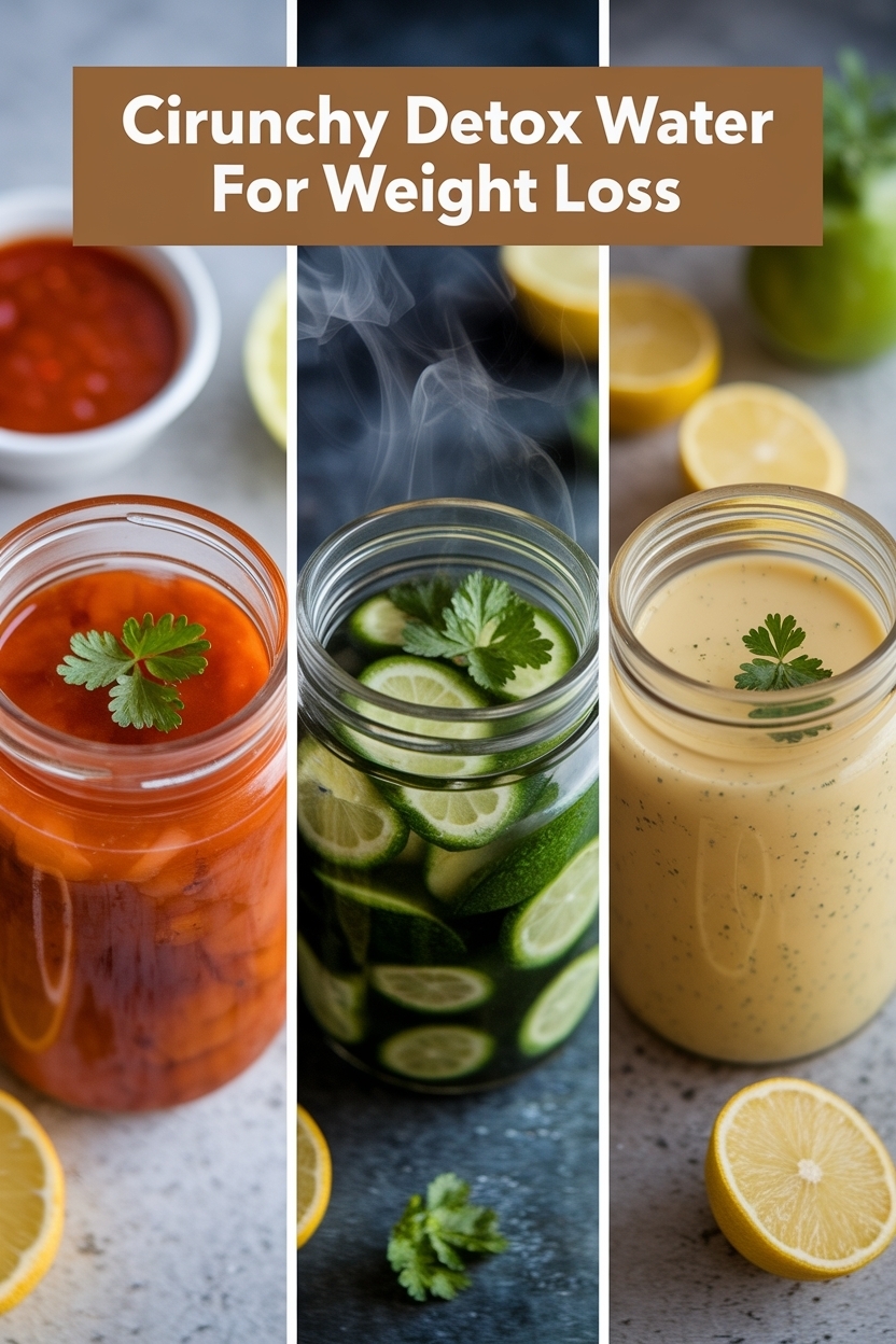 detox water recipes for weight loss