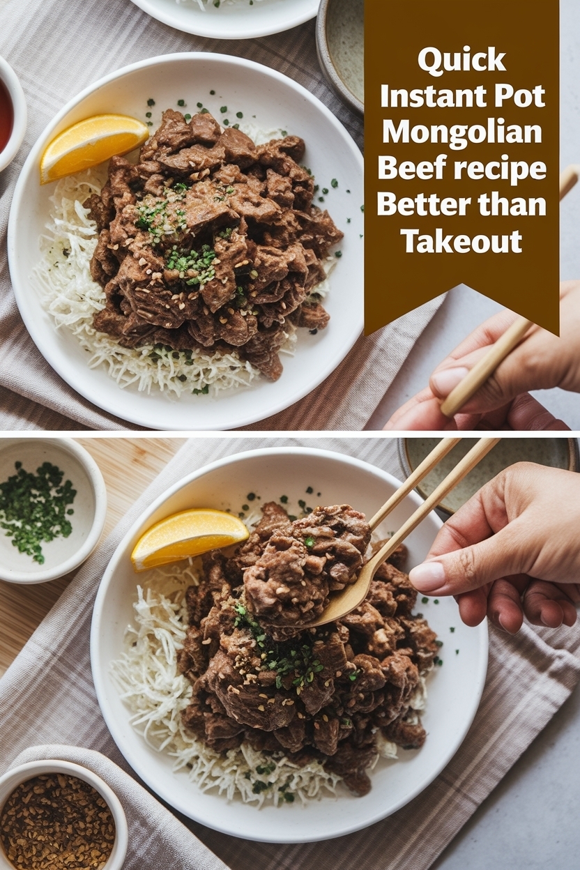 instant pot mongolian beef recipe better than takeout