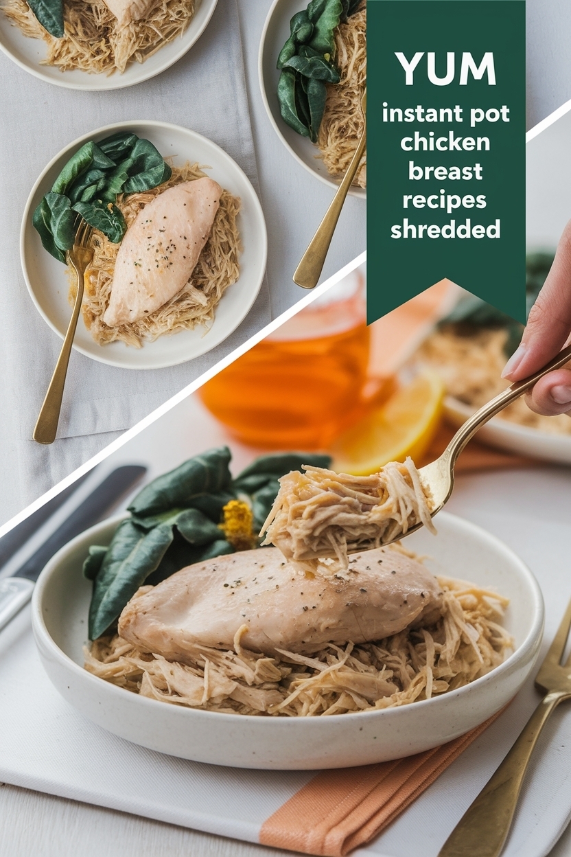 instant pot chicken breast recipes shredded