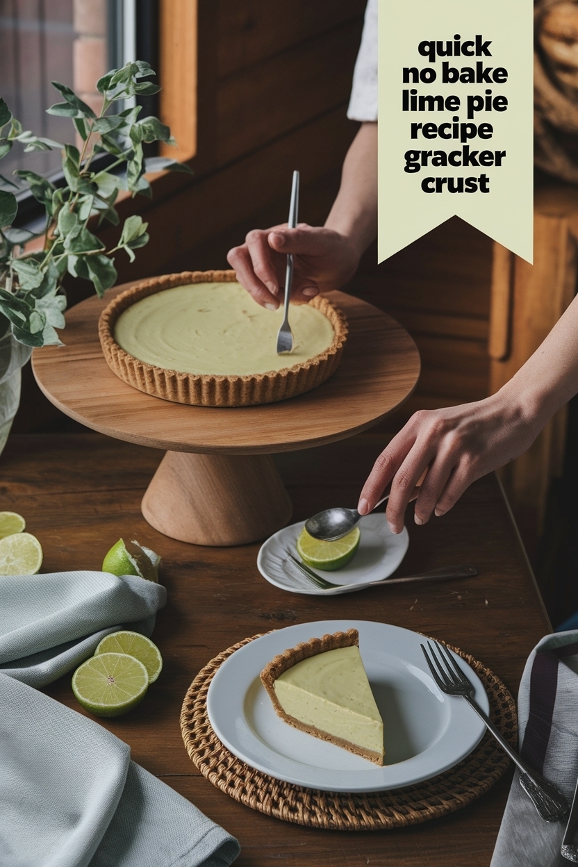 no bake lime pie recipe graham cracker crust