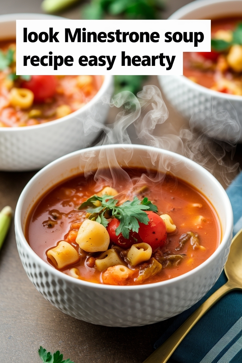 minestrone soup recipe easy hearty