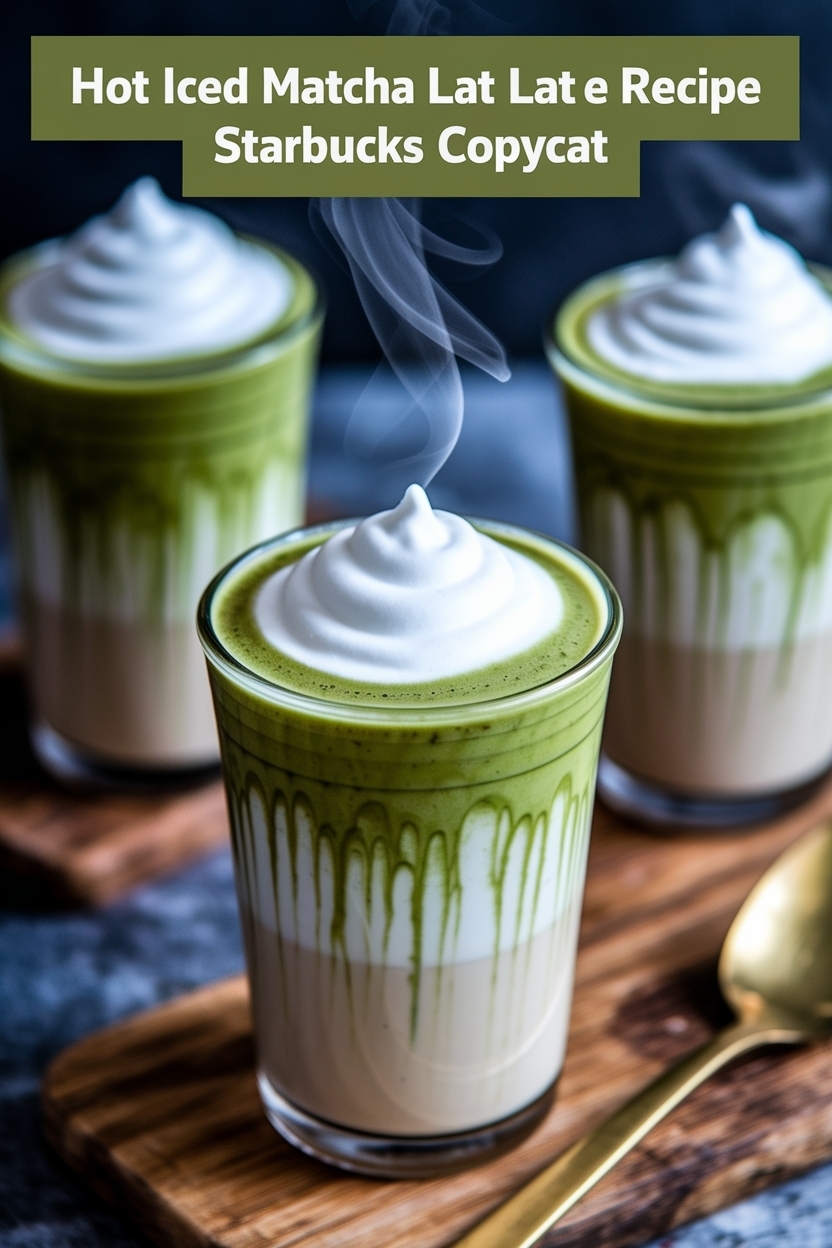 iced matcha latte recipe starbucks copycat
