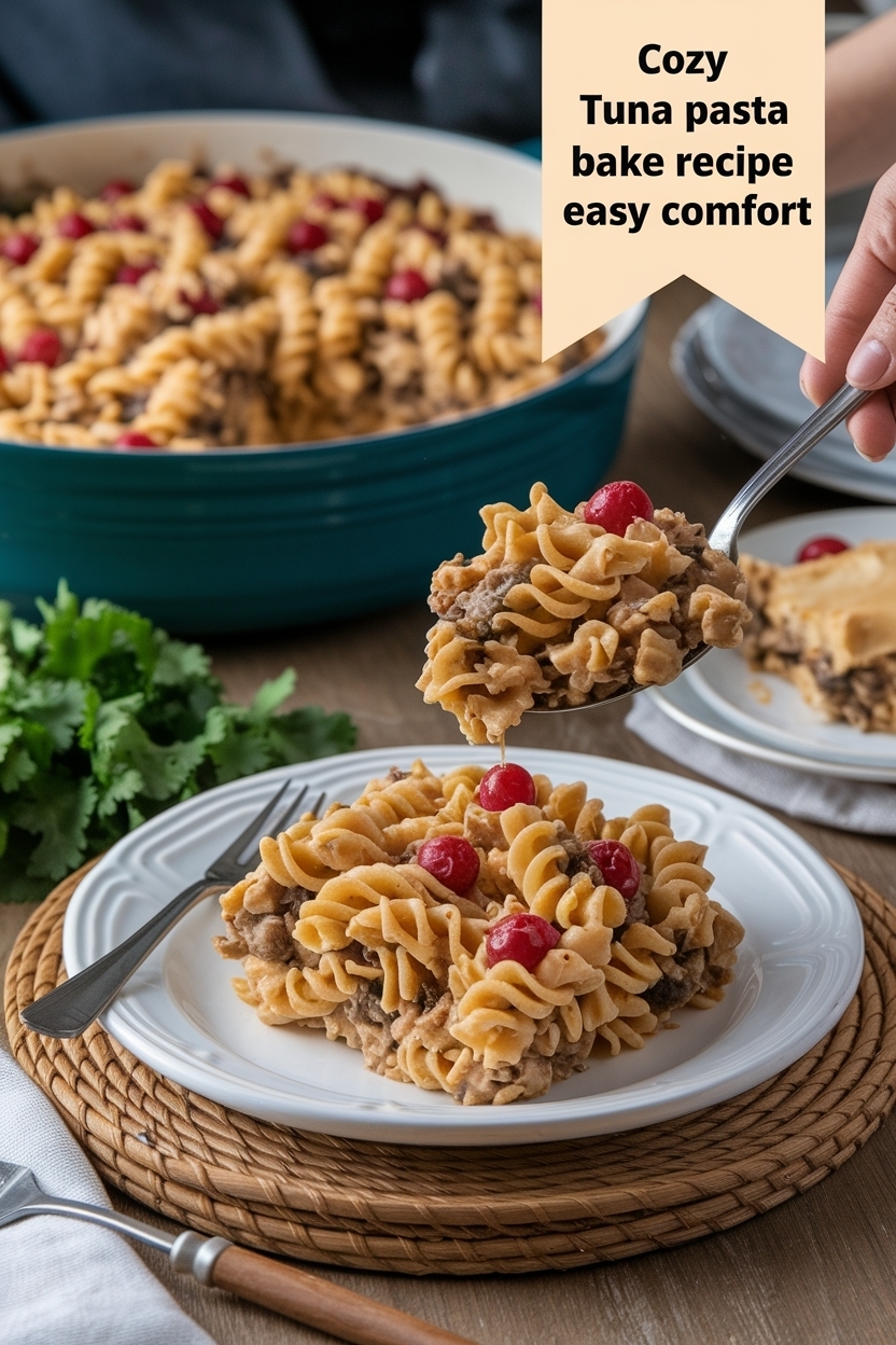 tuna pasta bake recipe easy comfort