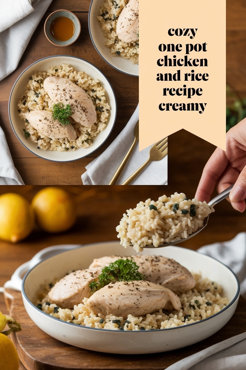one pot chicken and rice recipe creamy