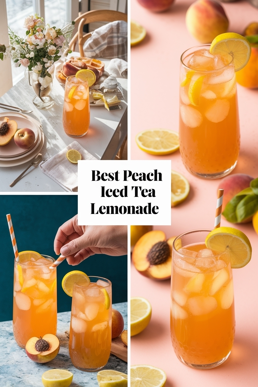 peach iced tea lemonade