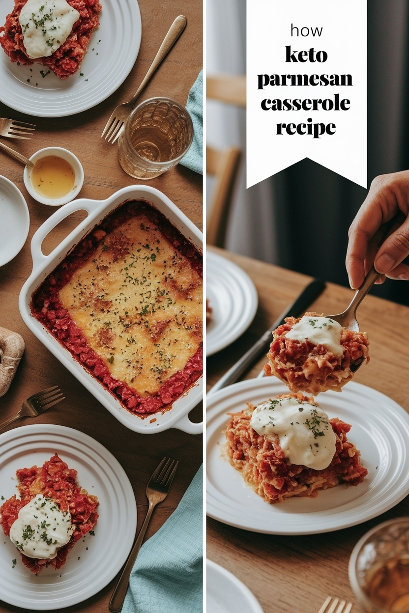 keto chicken parmesan casserole recipe