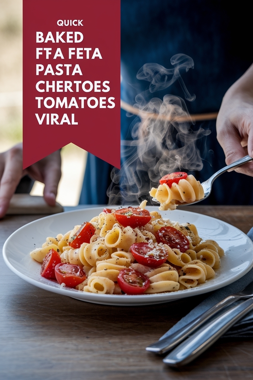 baked feta pasta cherry tomatoes viral