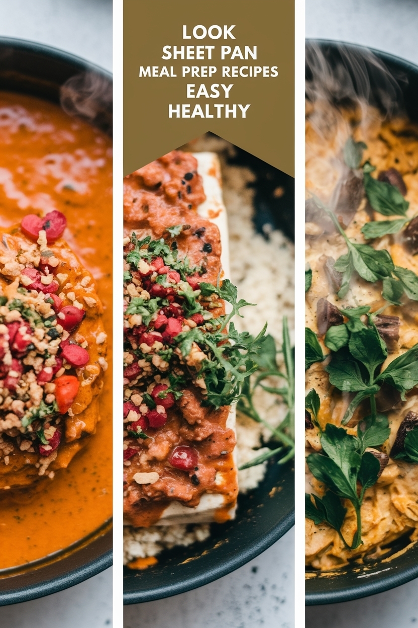 sheet pan meal prep recipes easy healthy