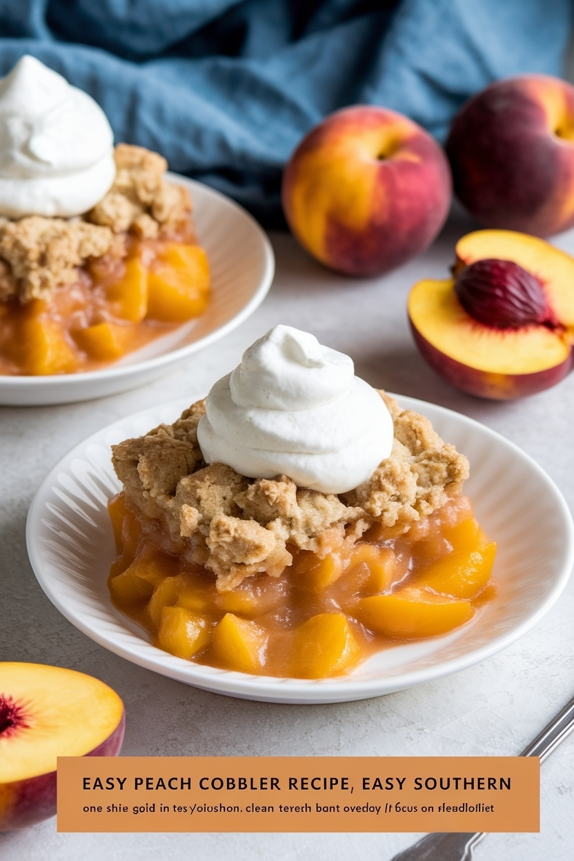 peach cobbler recipe easy southern