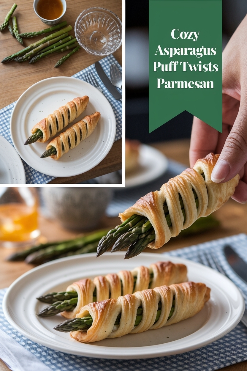 asparagus puff pastry twists parmesan