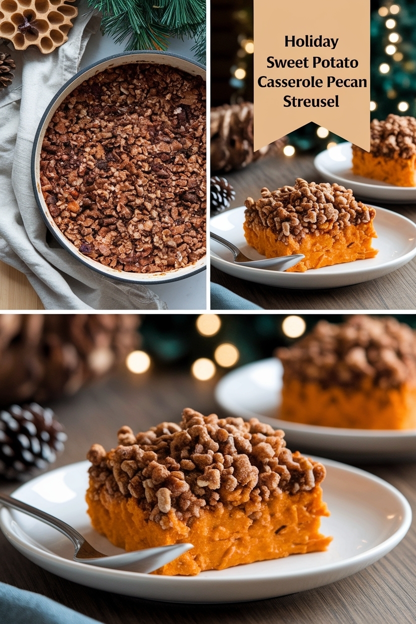 sweet potato casserole pecan streusel