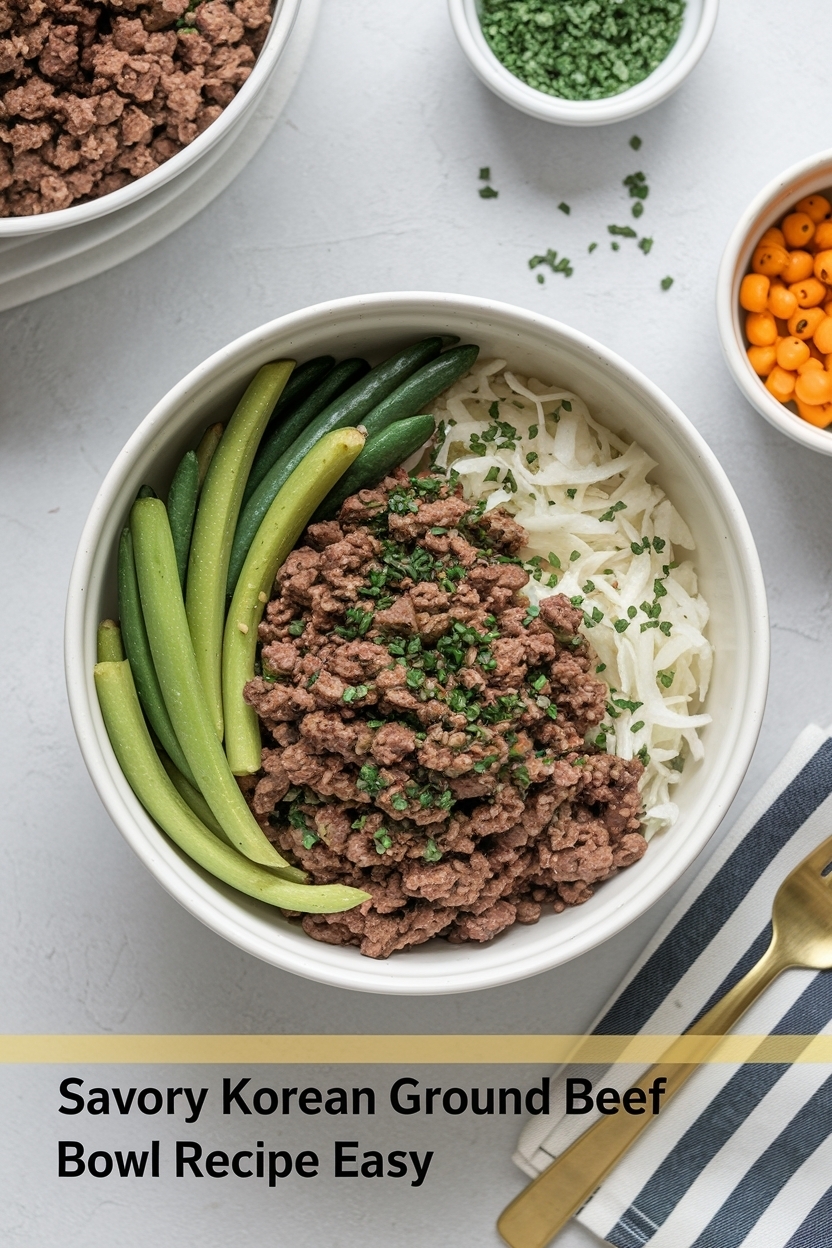 korean ground beef bowl recipe easy