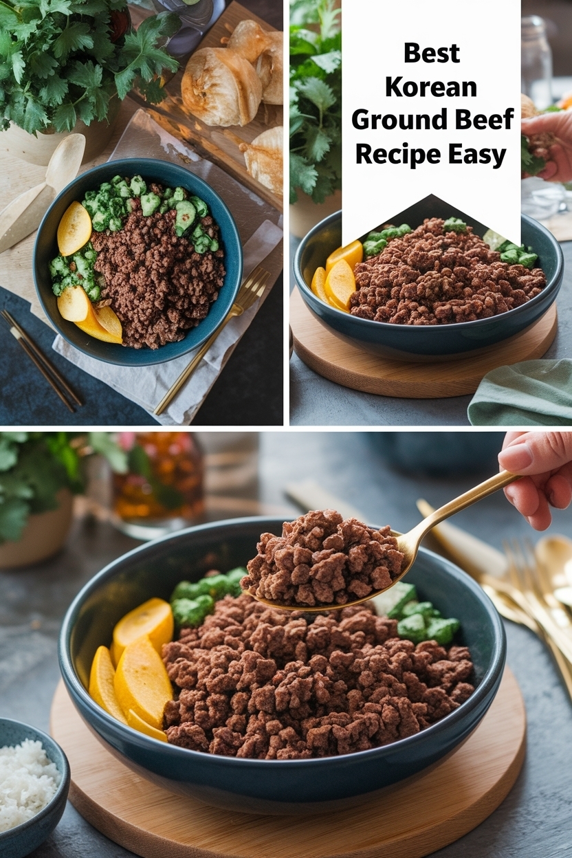 korean ground beef bowl recipe easy