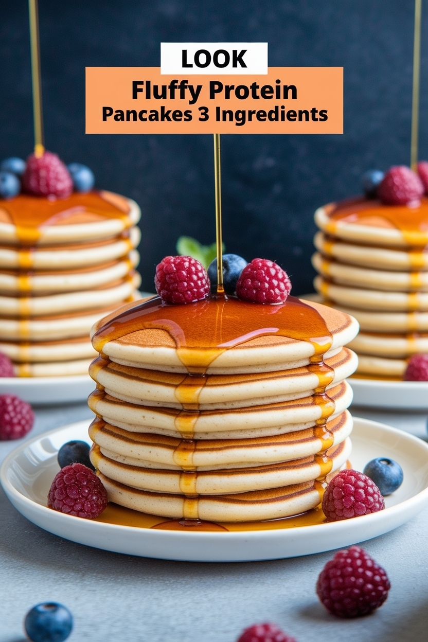 fluffy protein pancakes 3 ingredients