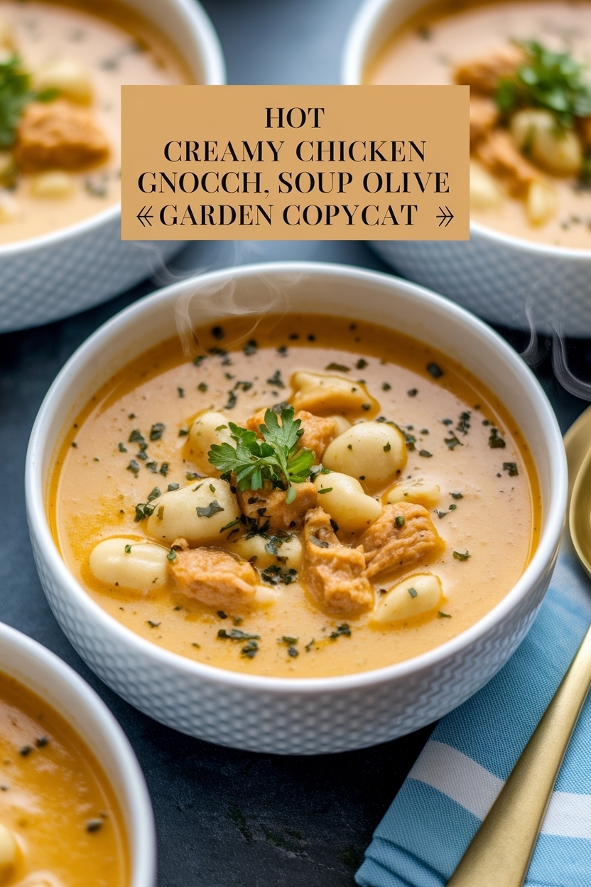 creamy chicken gnocchi soup olive garden copycat