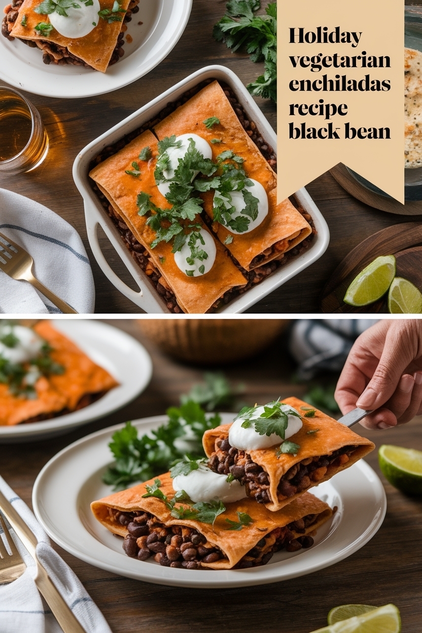 vegetarian enchiladas recipe black bean