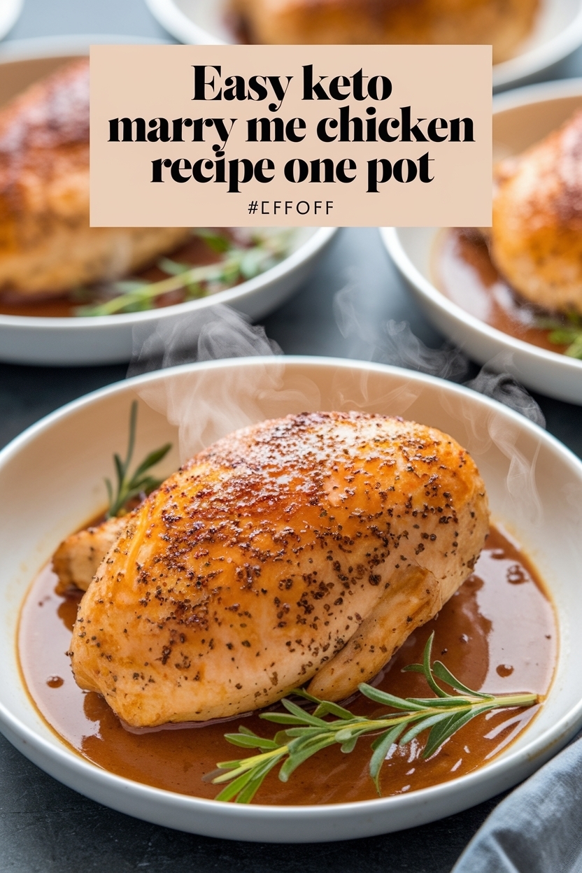 keto marry me chicken recipe one pot