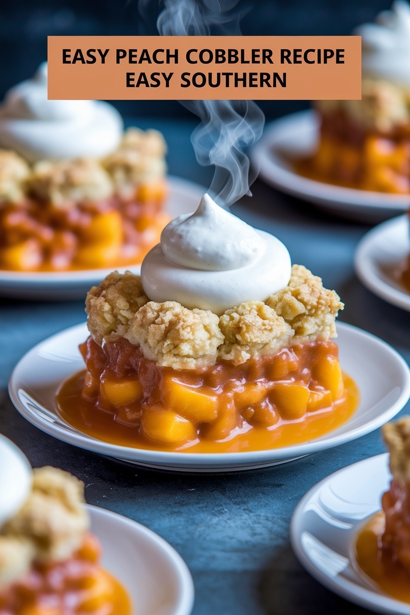 peach cobbler recipe easy southern