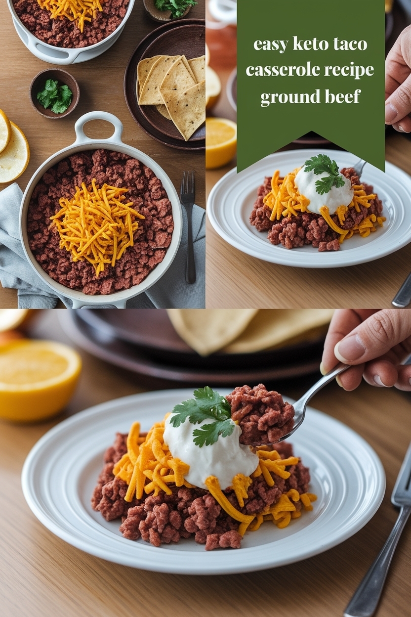 keto taco casserole recipe ground beef
