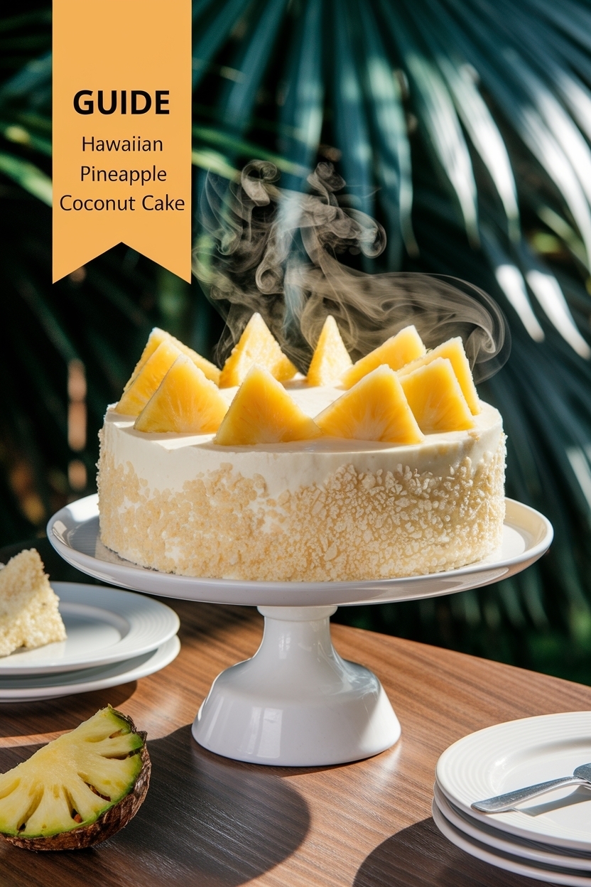 hawaiian pineapple coconut cake