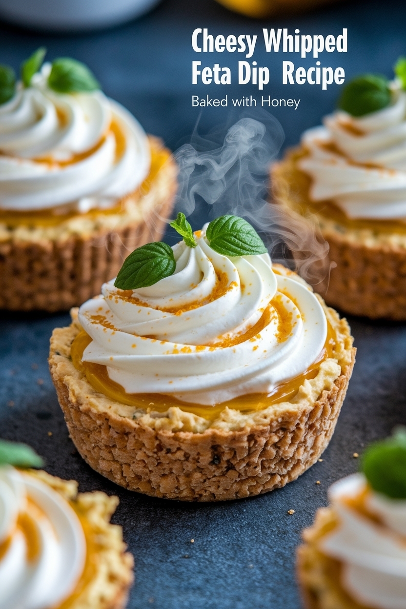 whipped feta dip recipe baked with honey