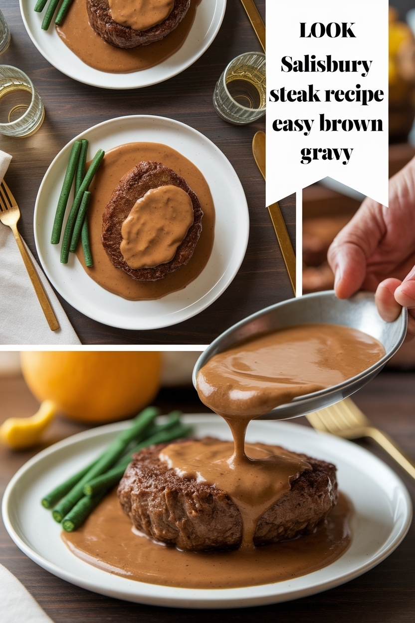 salisbury steak recipe easy brown gravy