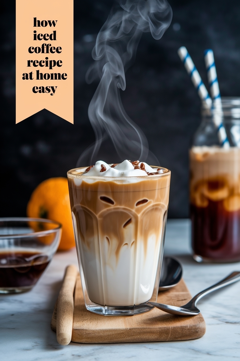 iced coffee recipe at home easy