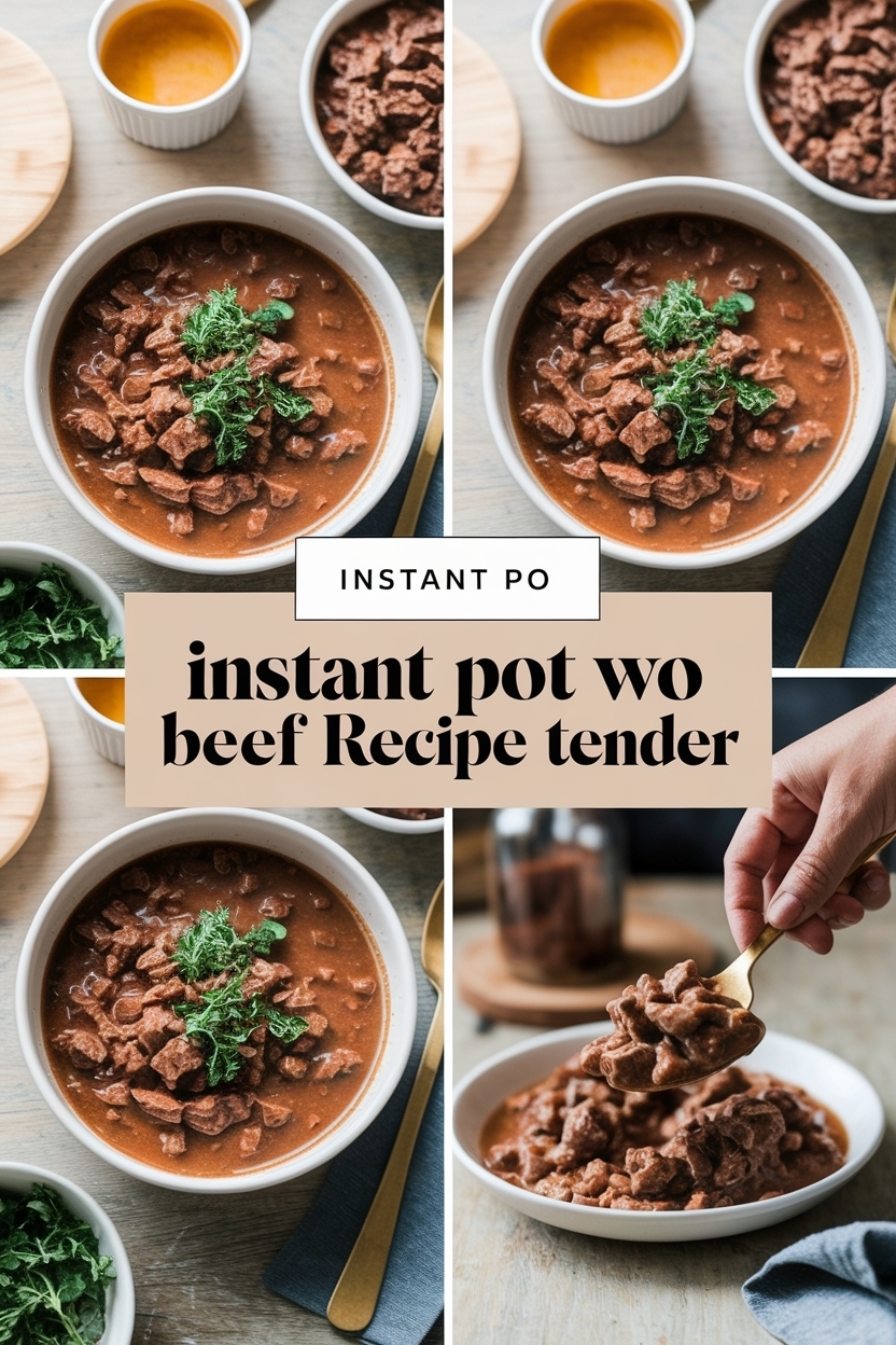 instant pot beef stew recipe tender
